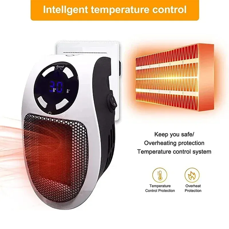 Portable Mini Space Heater with Remote 3