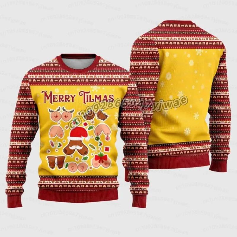 Christmas Chicken Long Sleeve Hoodie 4