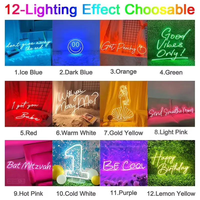 Custom LED Neon Name Sign 5
