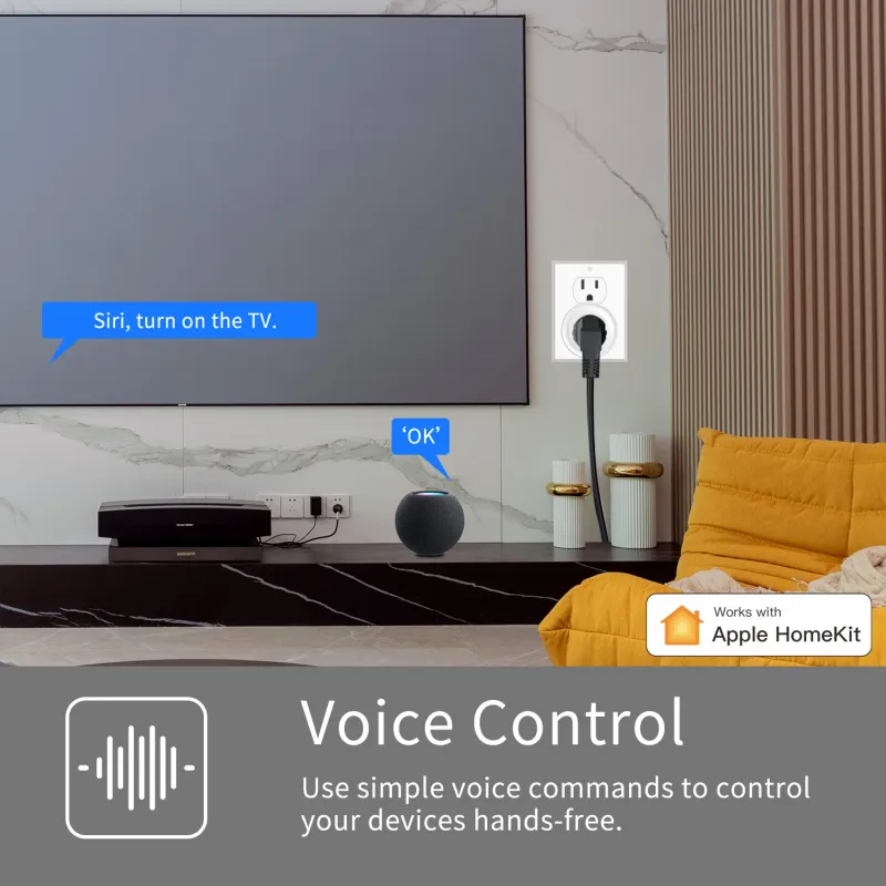 HomeKit WiFi Smart Plug 10A US Round 2