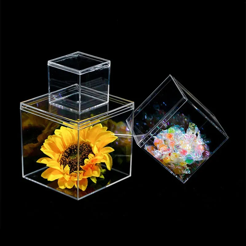 3pc Clear Acrylic Storage Boxes 2