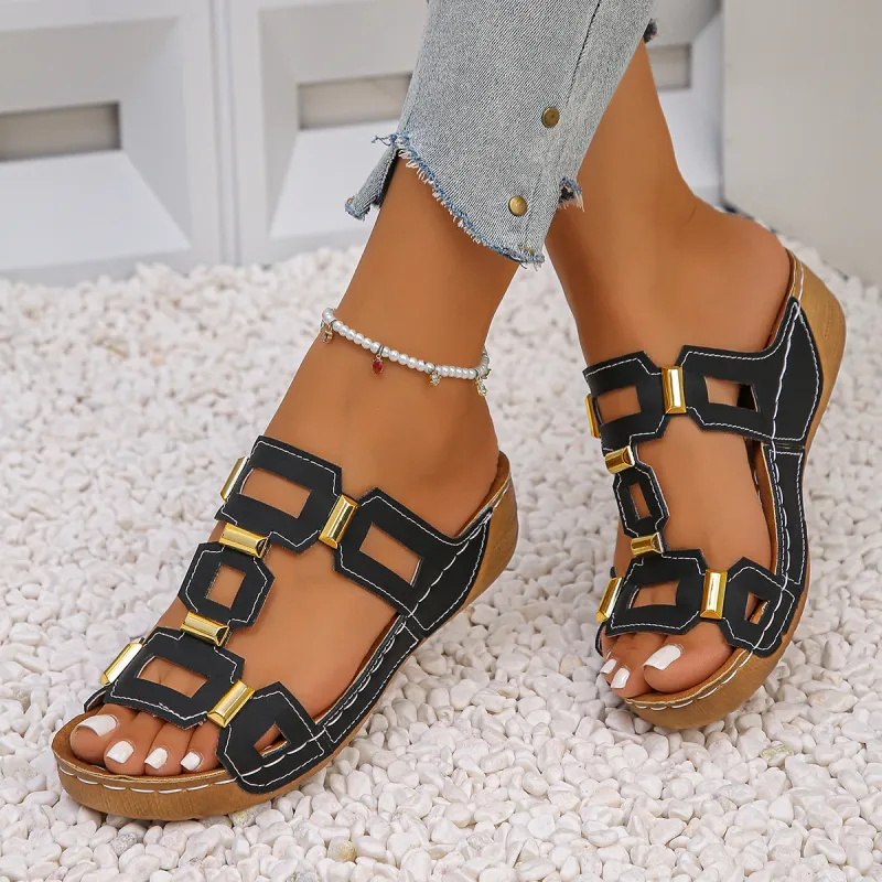 Roman Style Wedge Sandals for Women 6