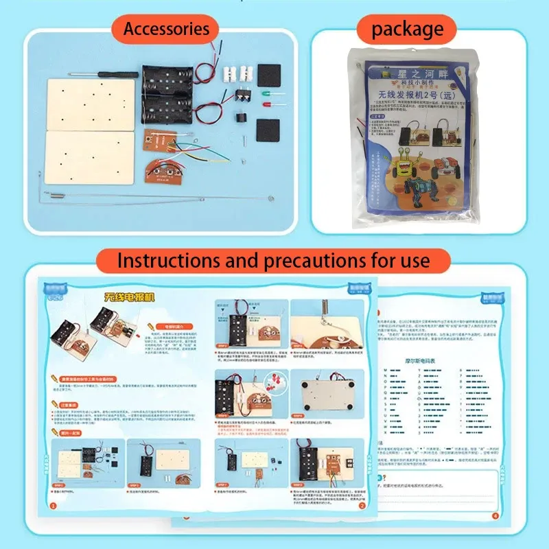 Kids DIY Telegraph STEM Kit 6