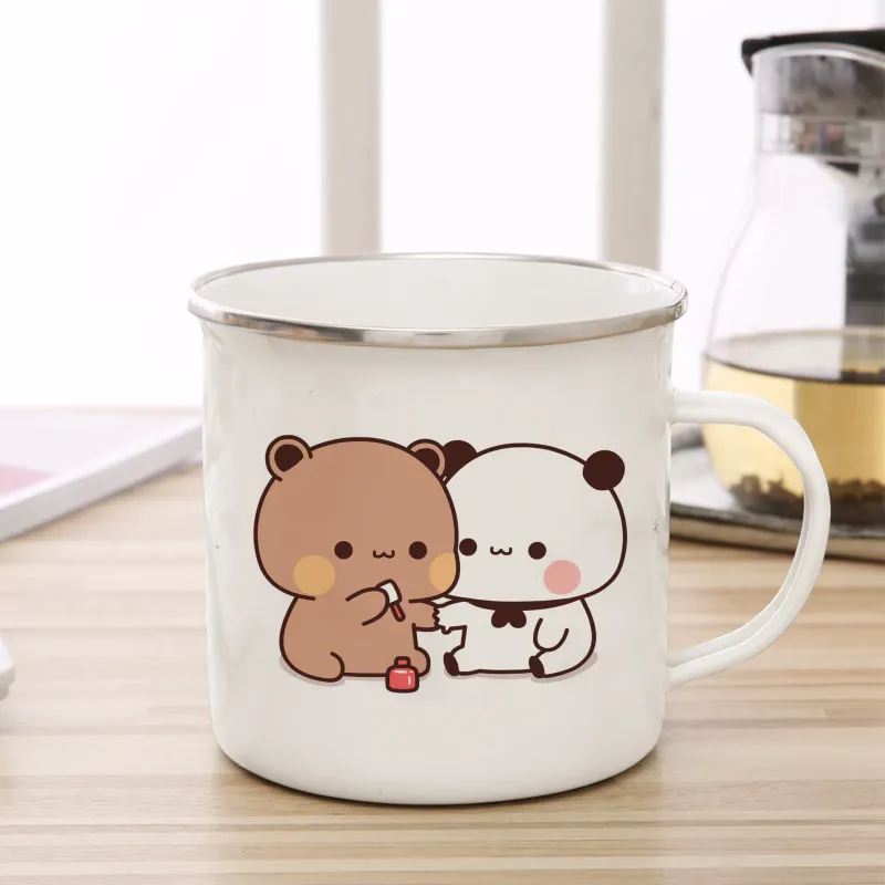 Cute Bear Enamel Cup 11oz 2