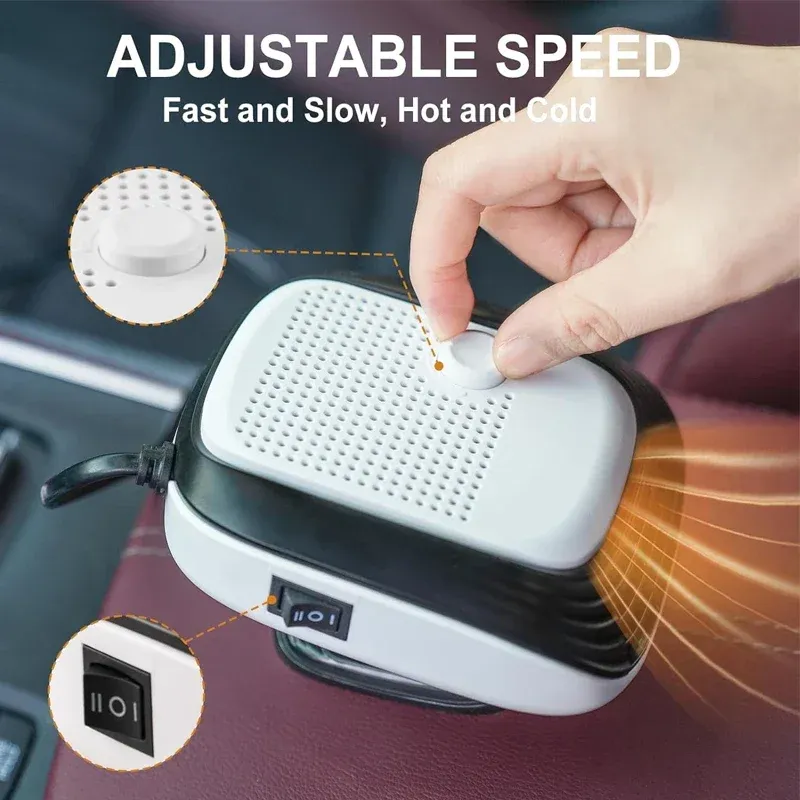 12V/24V 150W Portable Car Heater Fan 3
