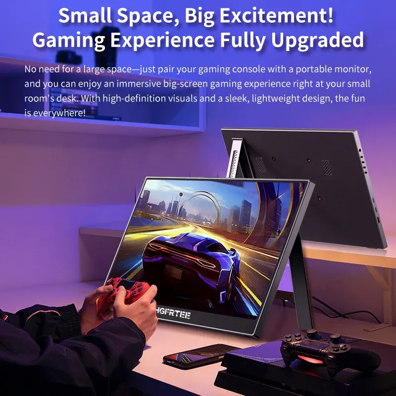 15.6" Portable Gaming Monitor 1080P 4
