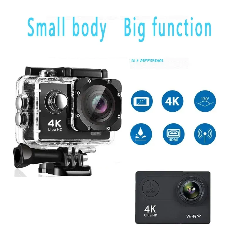 4K Action Camera with WiFi & Waterproof Case 6