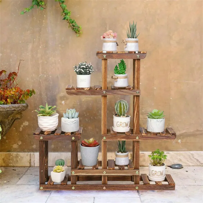6-Tier Wood Plant Stand 6