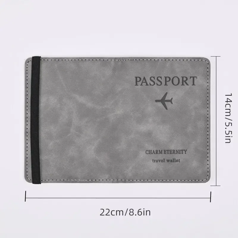 PU Leather Travel Passport Wallet 2