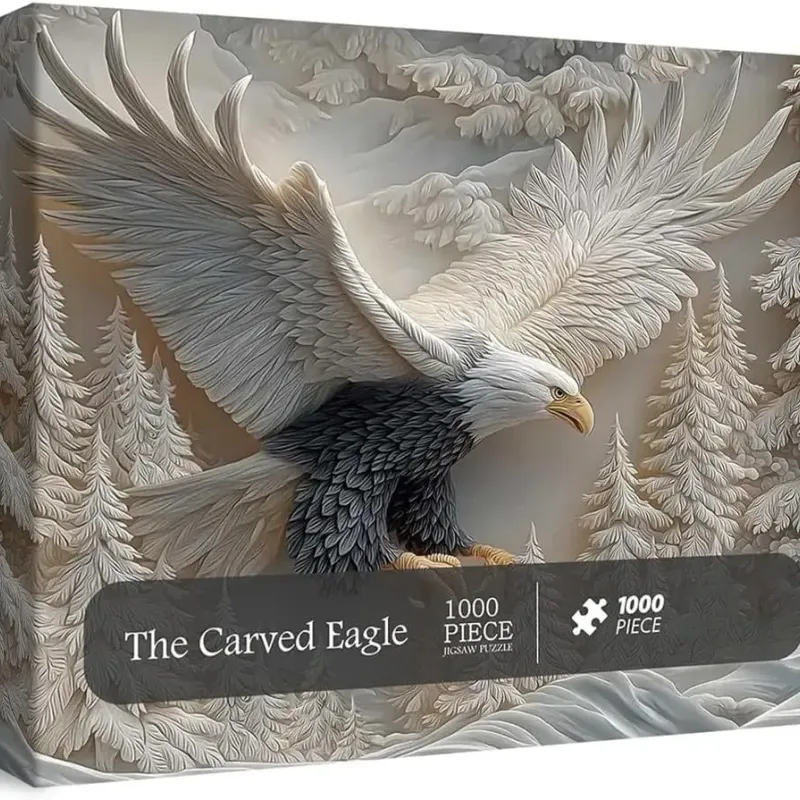 3D Carved Eagle Puzzle 1000pc 1