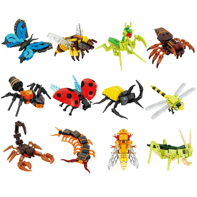 Farm Garden Insects Building Blocks Toy 1