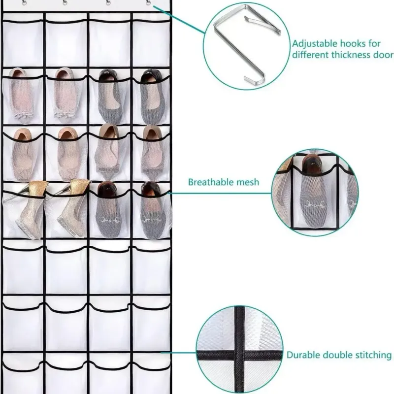 Wall-Mounted Shoe Organizer Rack 2
