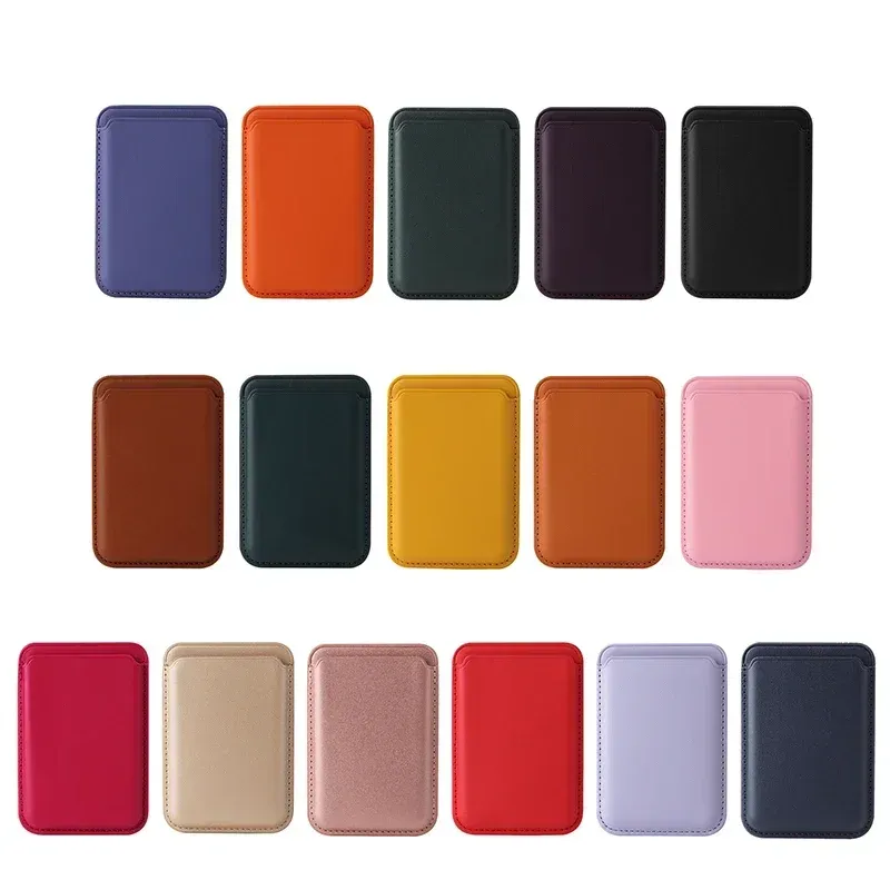 Magnetic Leather Wallet Card Holder & Phone Stand 1