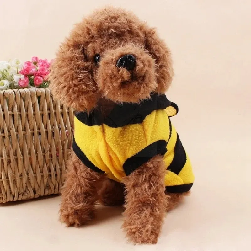 Bee Fleece Pet Hoodie Costume 2