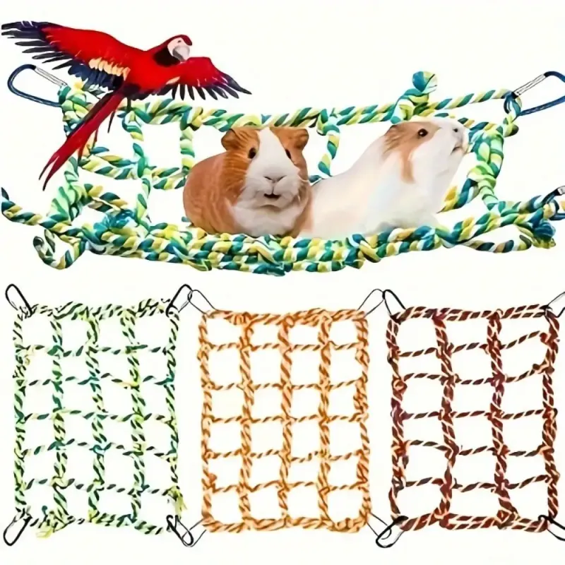 Braided Pet Hammock Net for Small Pets 5