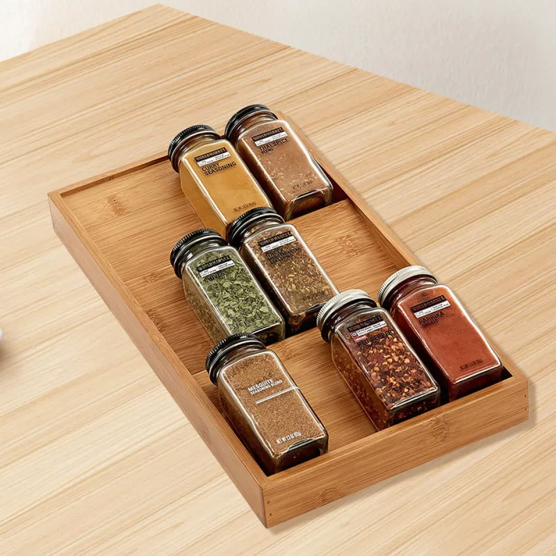 Bamboo 3-Tier Spice Rack 3