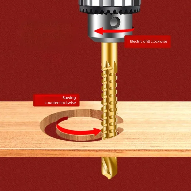 Titanium Woodworking Saw Drill Bit 3-13mm 3