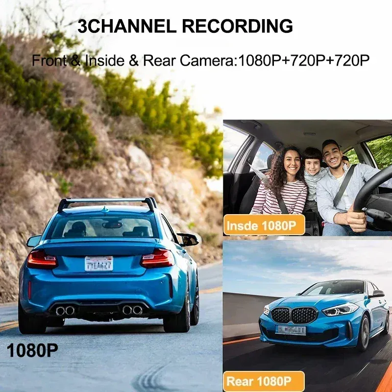 1080P WiFi Dual Dash Cam 2