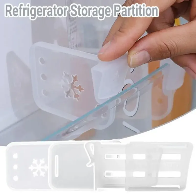 Fridge Door Divider Storage Rack 1