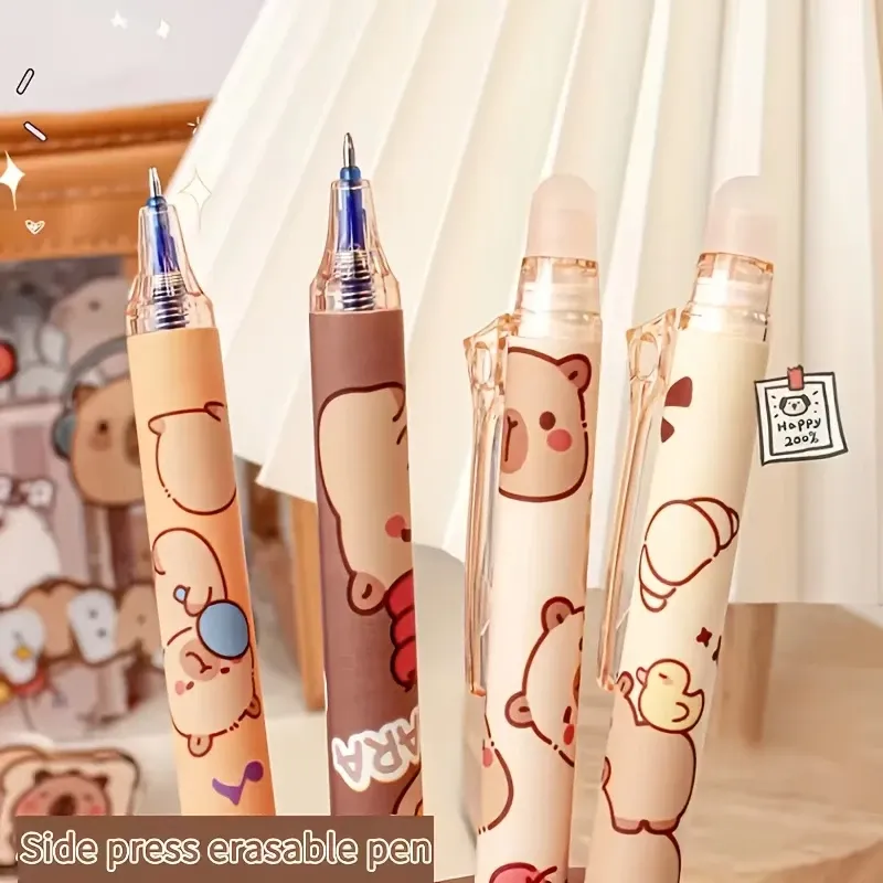 Capybara Kawaii Gel Pen Set - 6Pcs 3