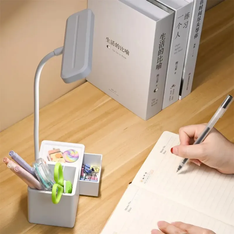 Touch LED Desk Lamp - Dimmable & USB Rechargeable 5