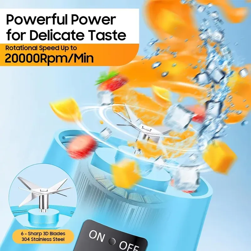 Cordless Personal Blender 380ml 2