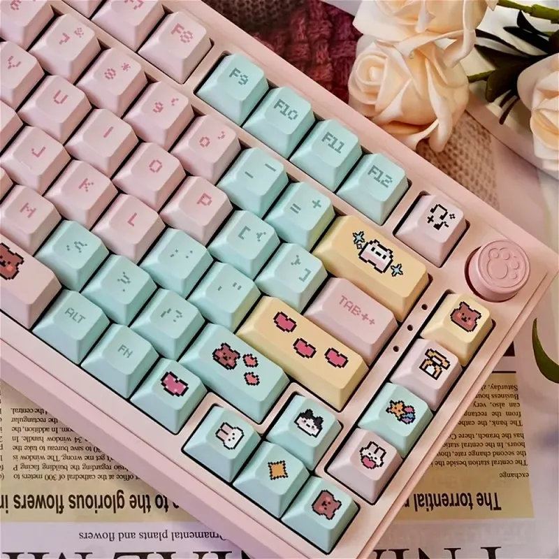 Cartoon Cherry Keycap Set (132 Keys) 1