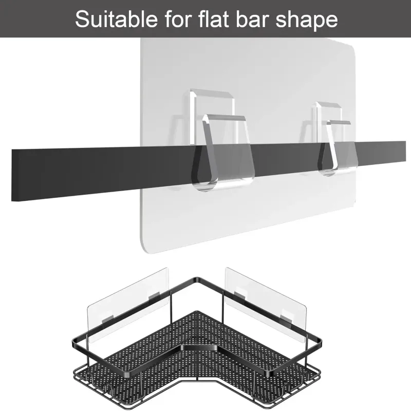 Adhesive Shower Caddy Shelf Stickers 2