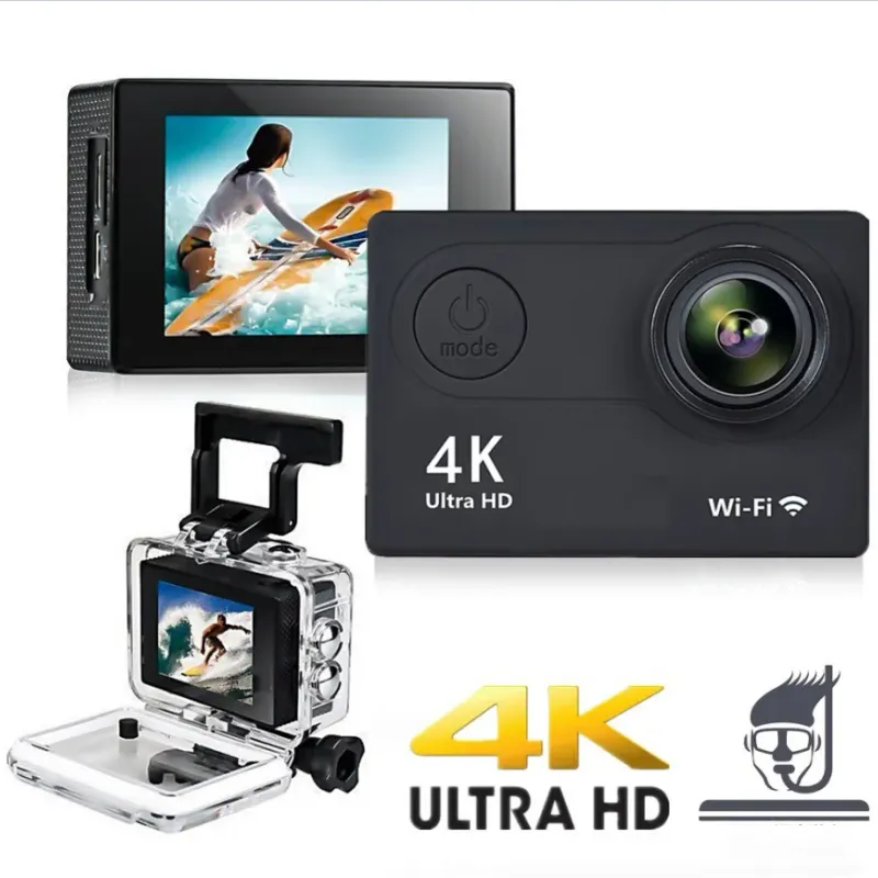 4K WiFi Action Camera - Waterproof Sports Cam 6