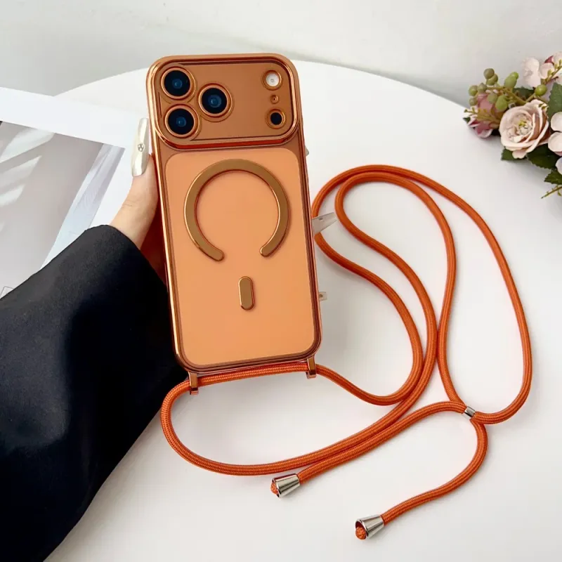 Luxury Magnetic Phone Case with Necklace 3