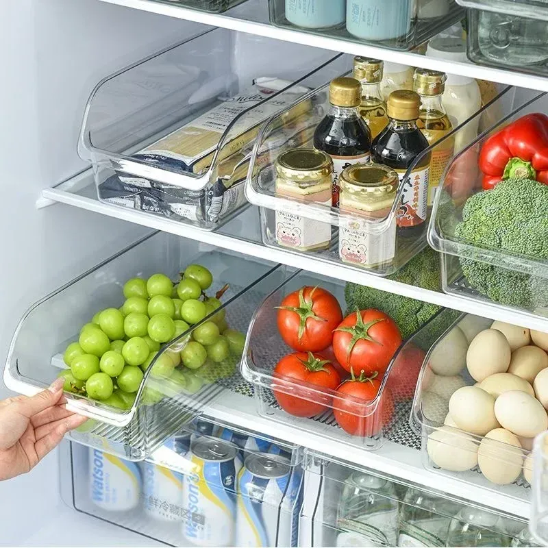 Clear Fridge Organizer Boxes 3