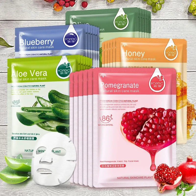 10pcs Natural Plant Korean Sheet Mask 2