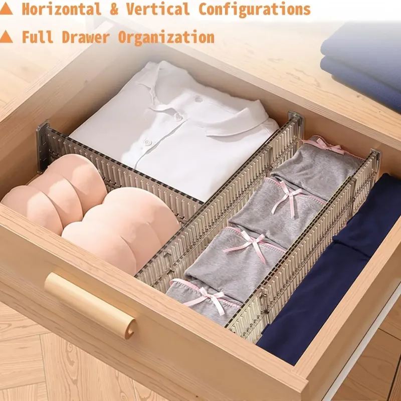 Adjustable Drawer Dividers Organizer 4