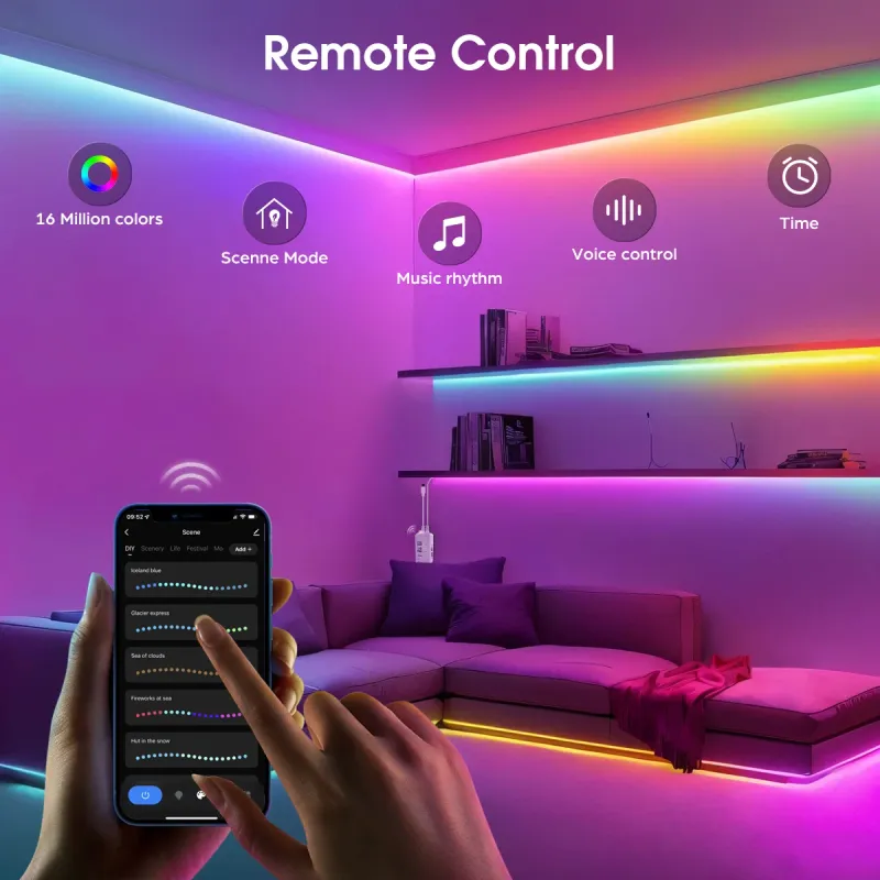 Tuya WiFi RGBIC LED Strip Lights 6