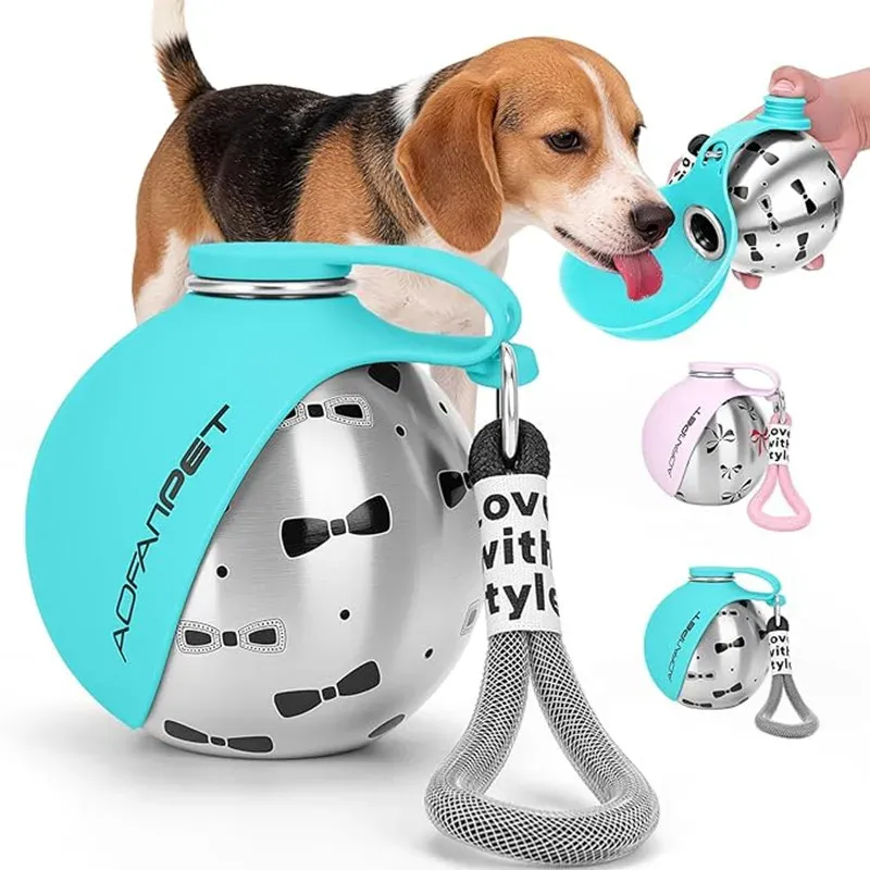 Portable Dog Water Bottle with Bowl 1