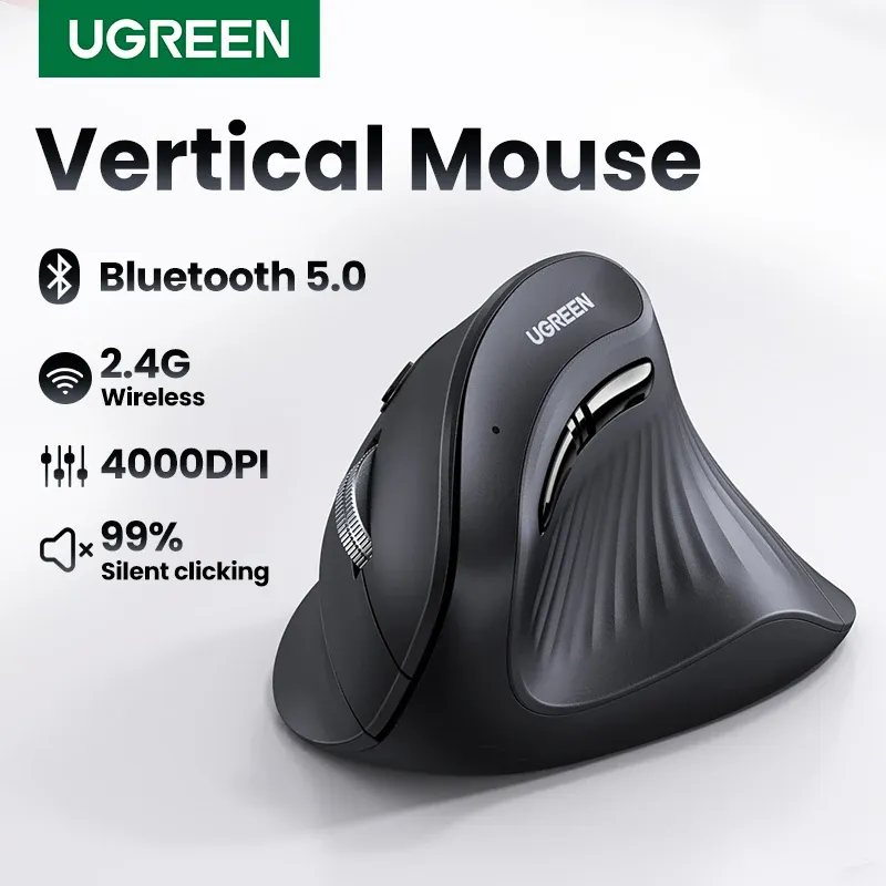UGREEN Ergonomic Wireless Vertical Mouse 1