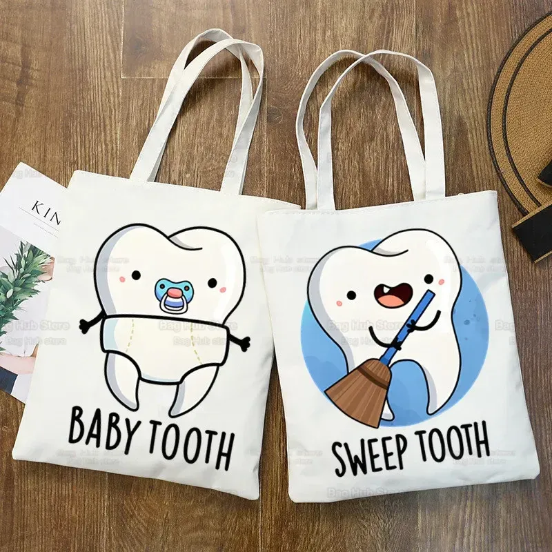 Kawaii Dentist Shopping Tote Bag 1