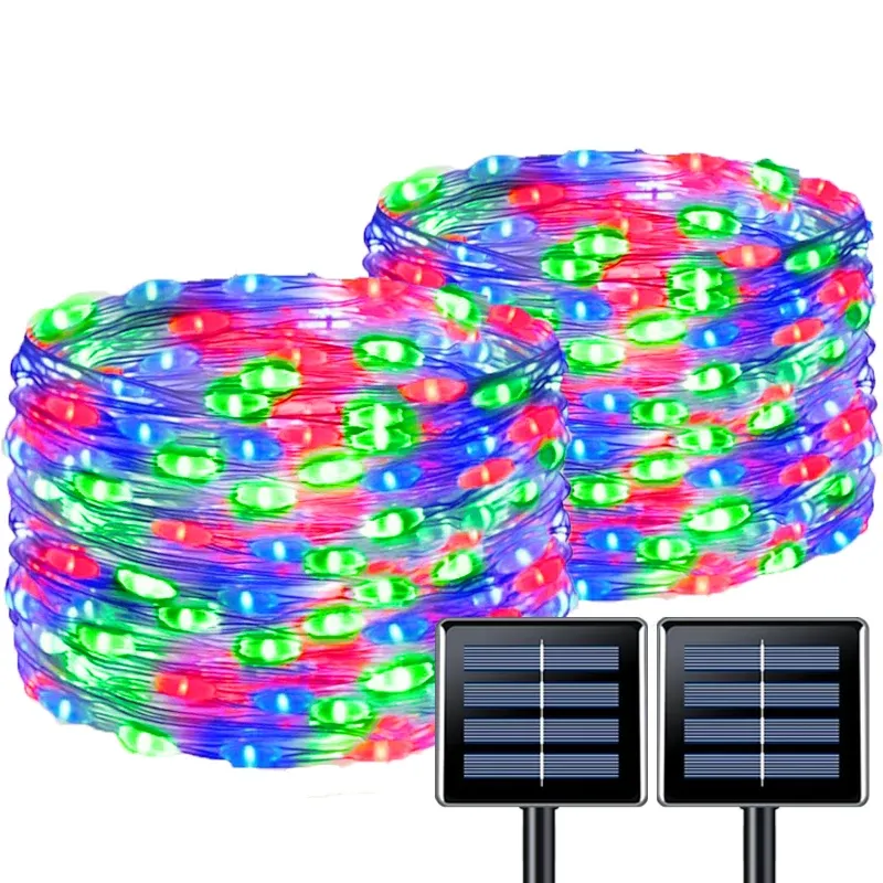 Solar LED String Lights - 8 Modes Waterproof 1