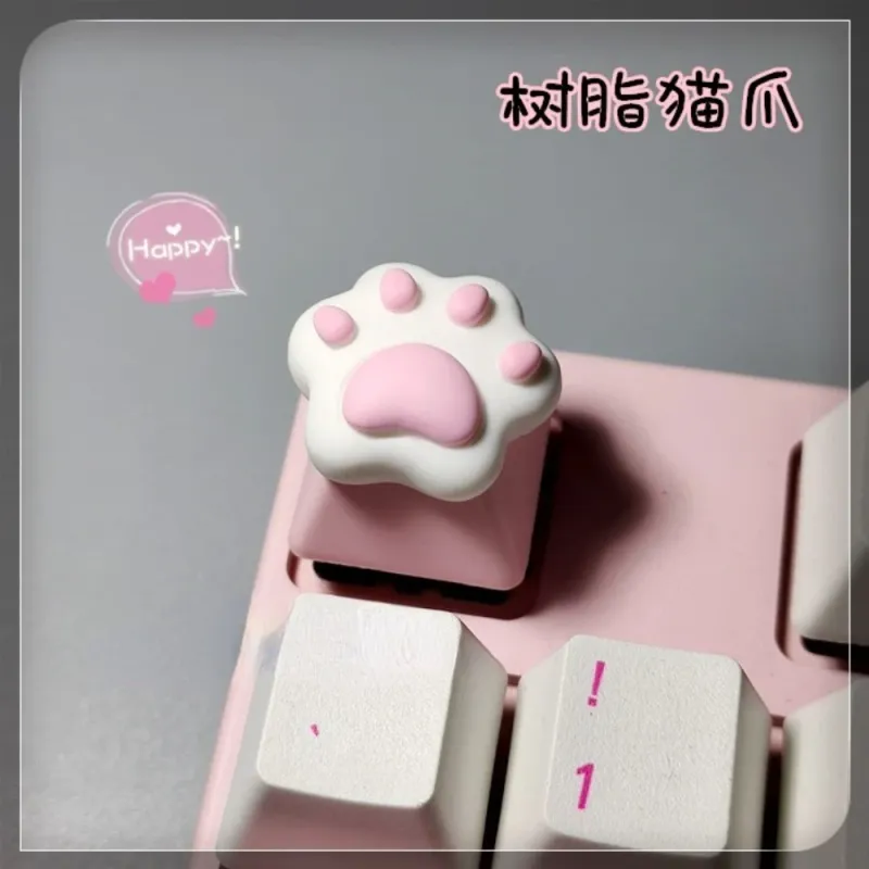 Anime Cat Girl Pink PBT Keycaps 2