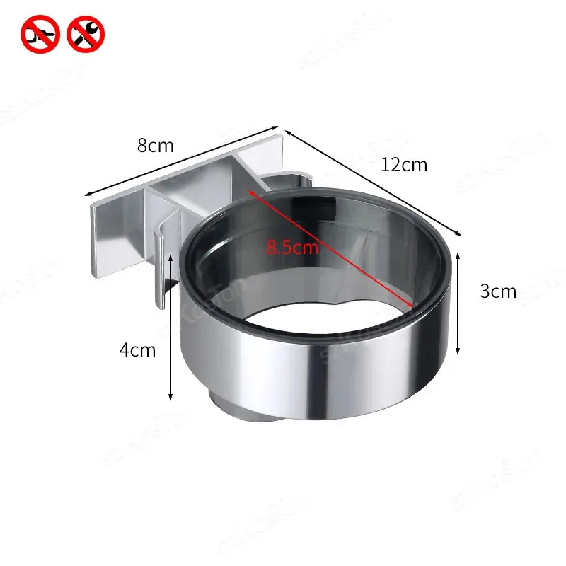 Adhesive Hair Dryer Holder Rack 5
