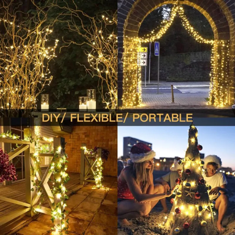 LED Fairy String Lights USB Remote 5