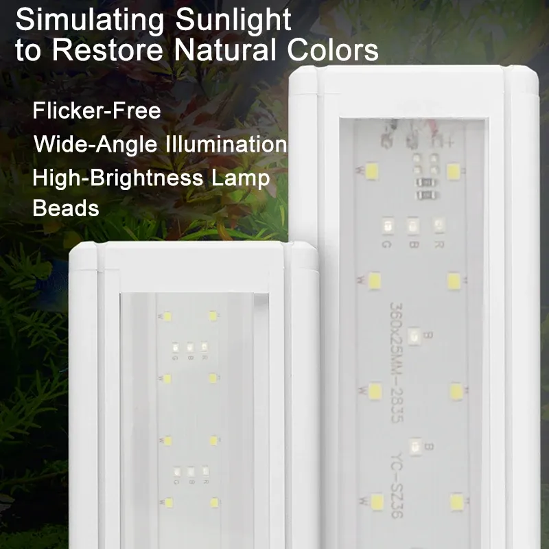 USB LED Aquarium Clip Light with Timer 5