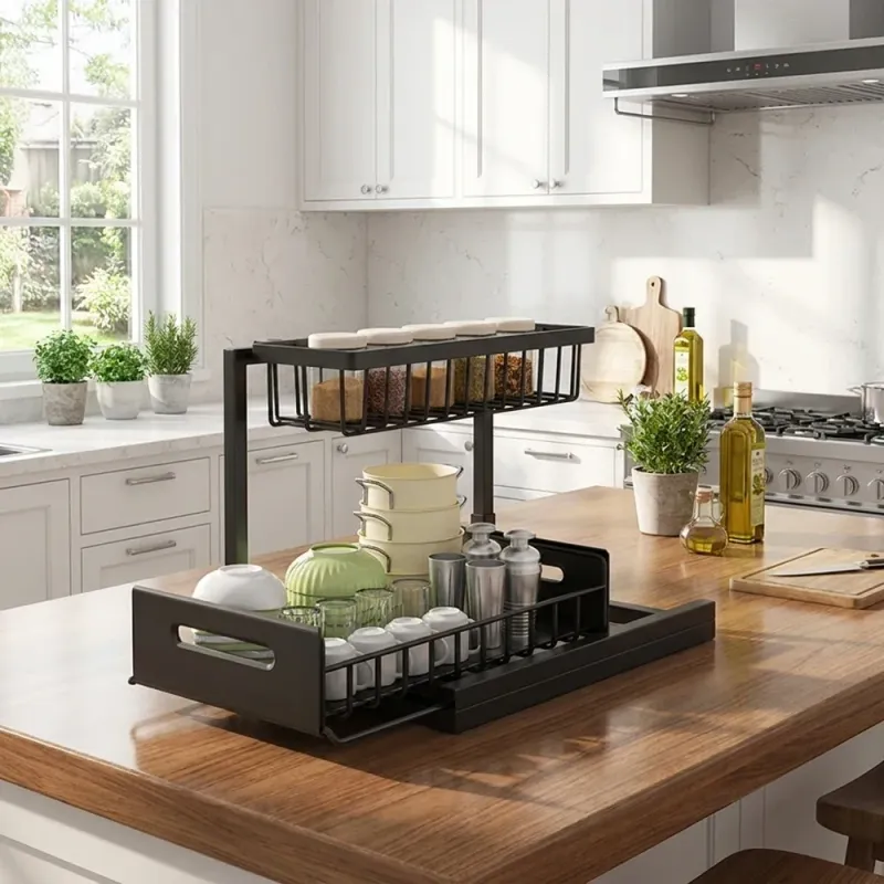 2-Tier Pull-Out Under Sink Organizer 1