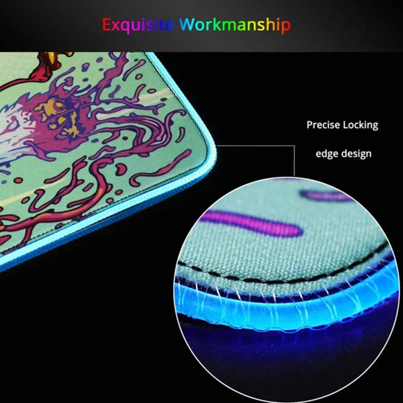 RGB Ghost Head Gaming Mouse Pad 5