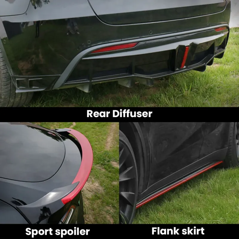 Tesla Model Y Carbon Fiber Body Kit 3
