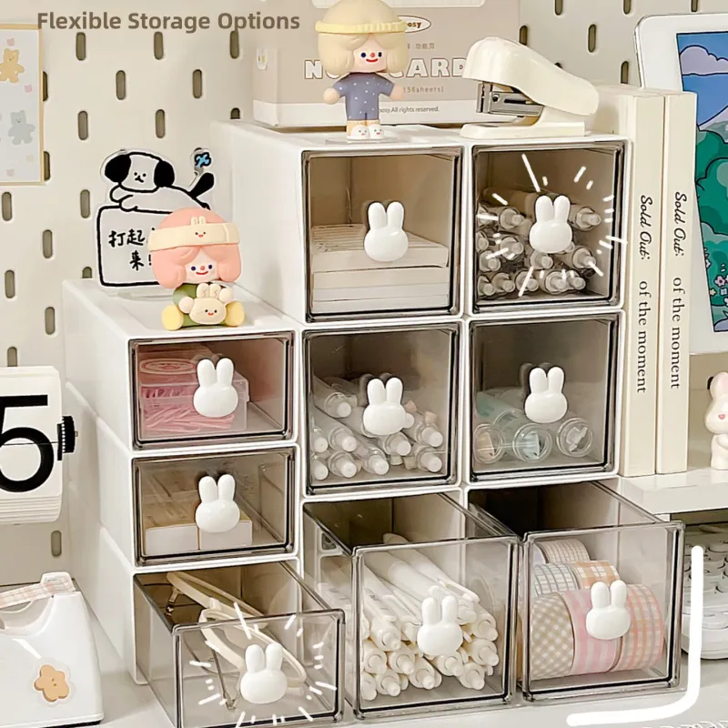 Acrylic Desktop Organizer Drawer Box 1