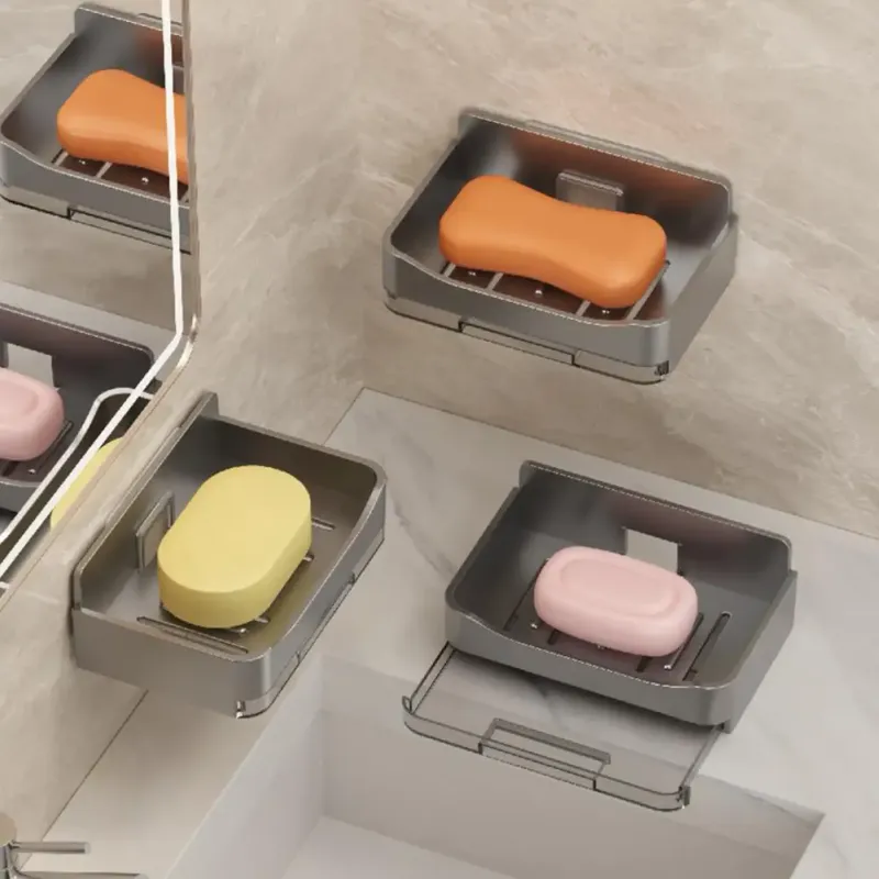 No-Drill Wall Soap Dish Holder 2