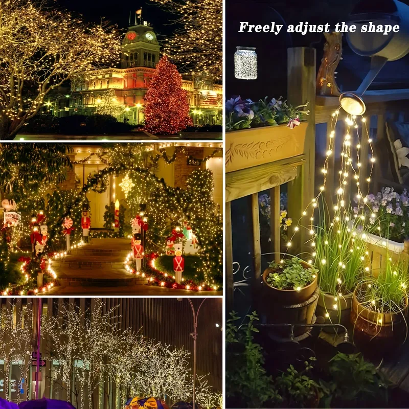 Solar LED String Lights - 4 Pack 160ft 2