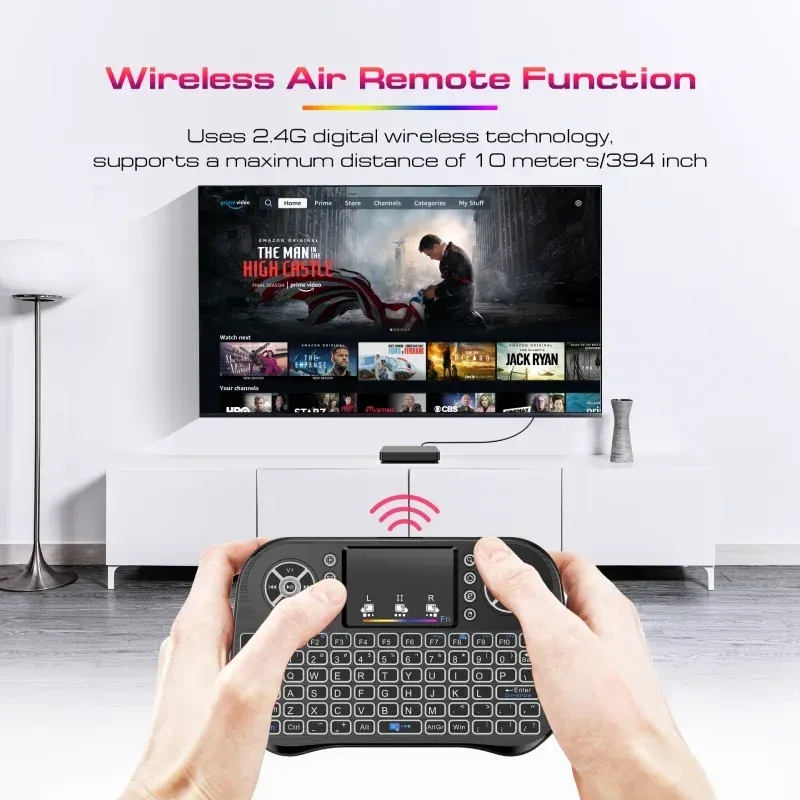 IPazzPort Mini Keyboard & Touchpad Mouse Combo 4