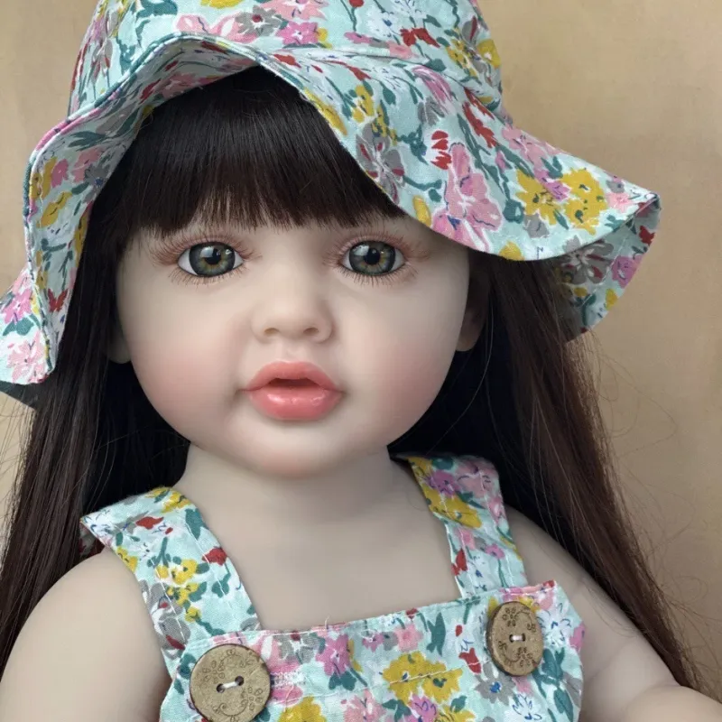 22" Silicone Reborn Baby Girl Doll 5